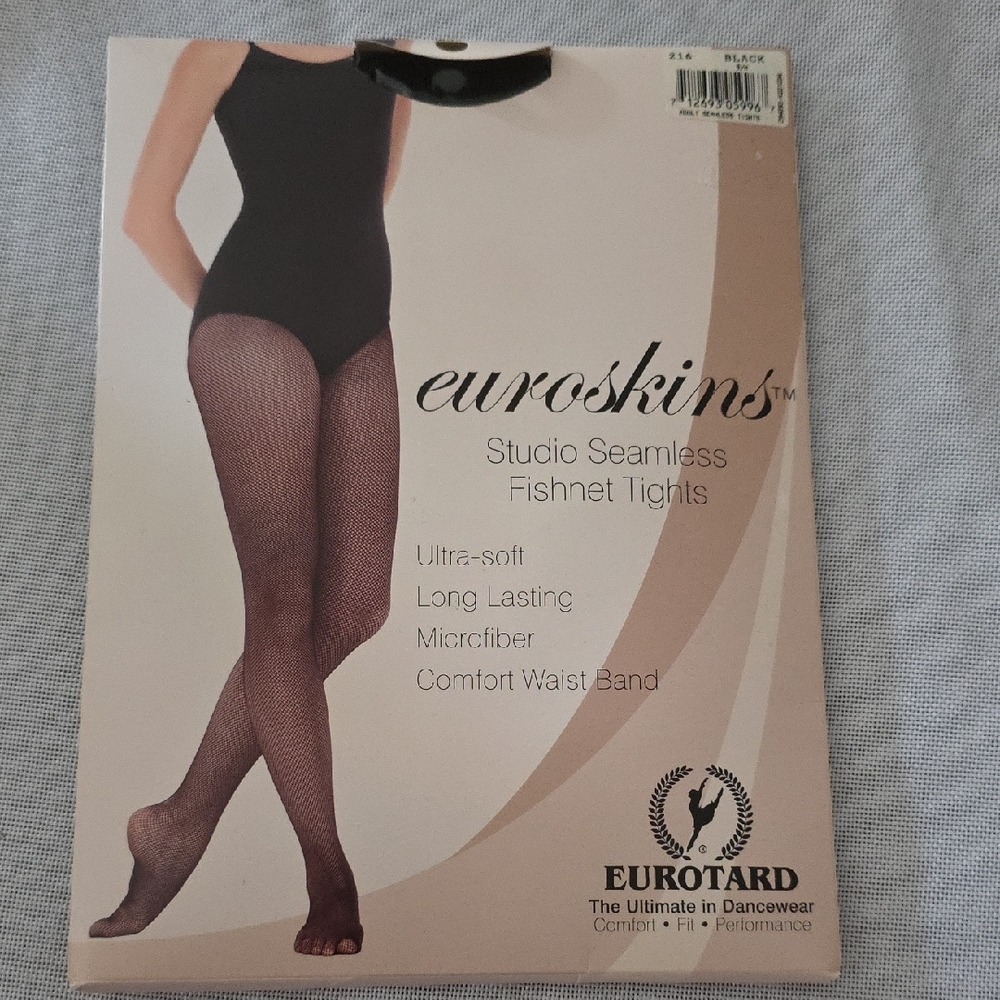 Studio Seamless Fishnet Tights - Black
